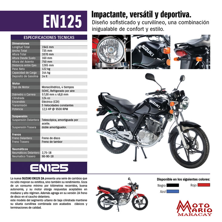 Motos Suzuki EN125