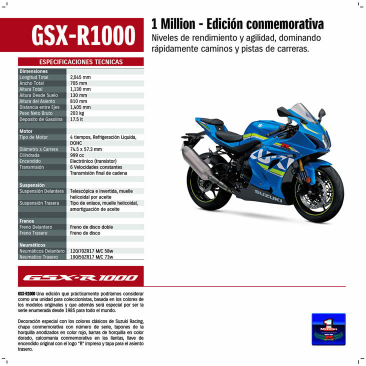 Motos Suzuki GSX-R1000